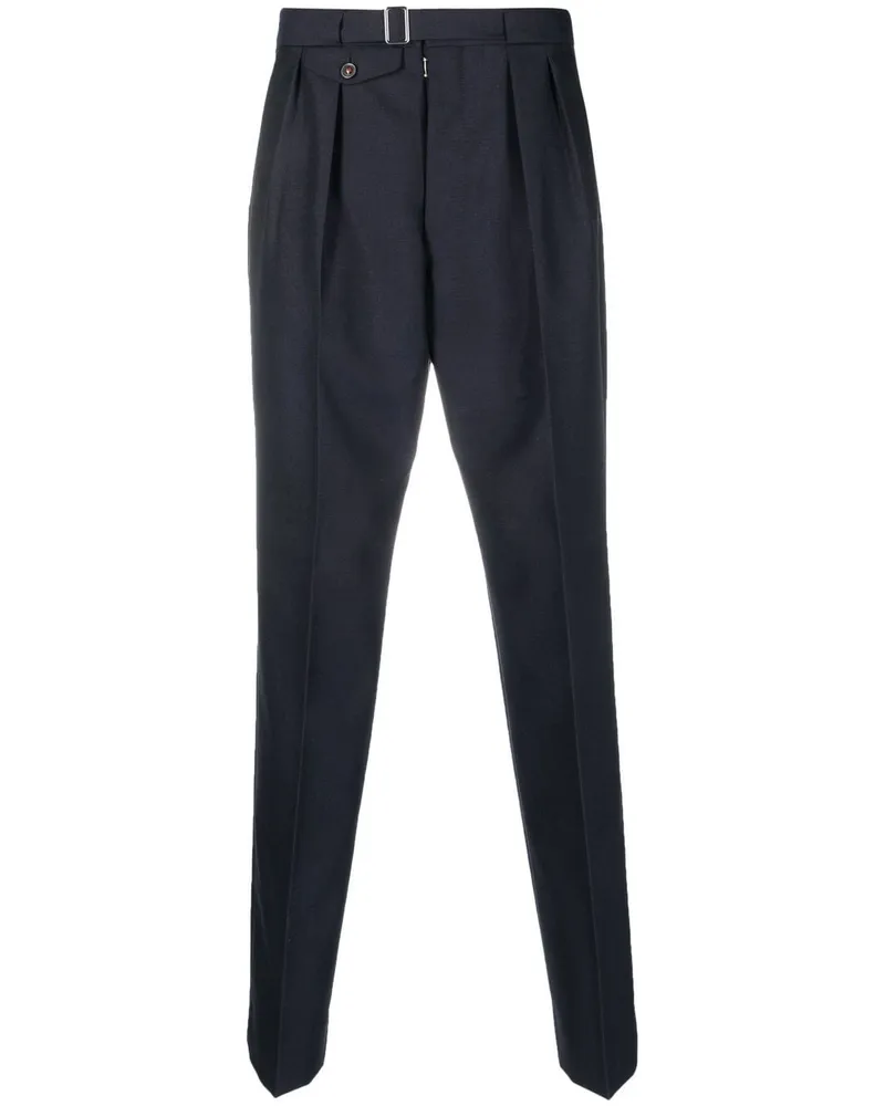 Maison Margiela Tapered-Hose mit Ziernähten - Blau Blau