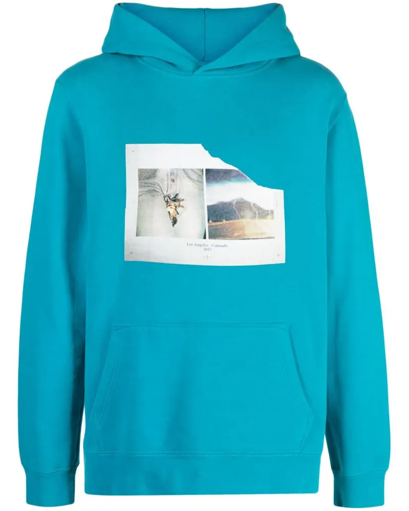 Zadig & Voltaire Sanchi Hoodie mit Foto-Print - Blau Blau