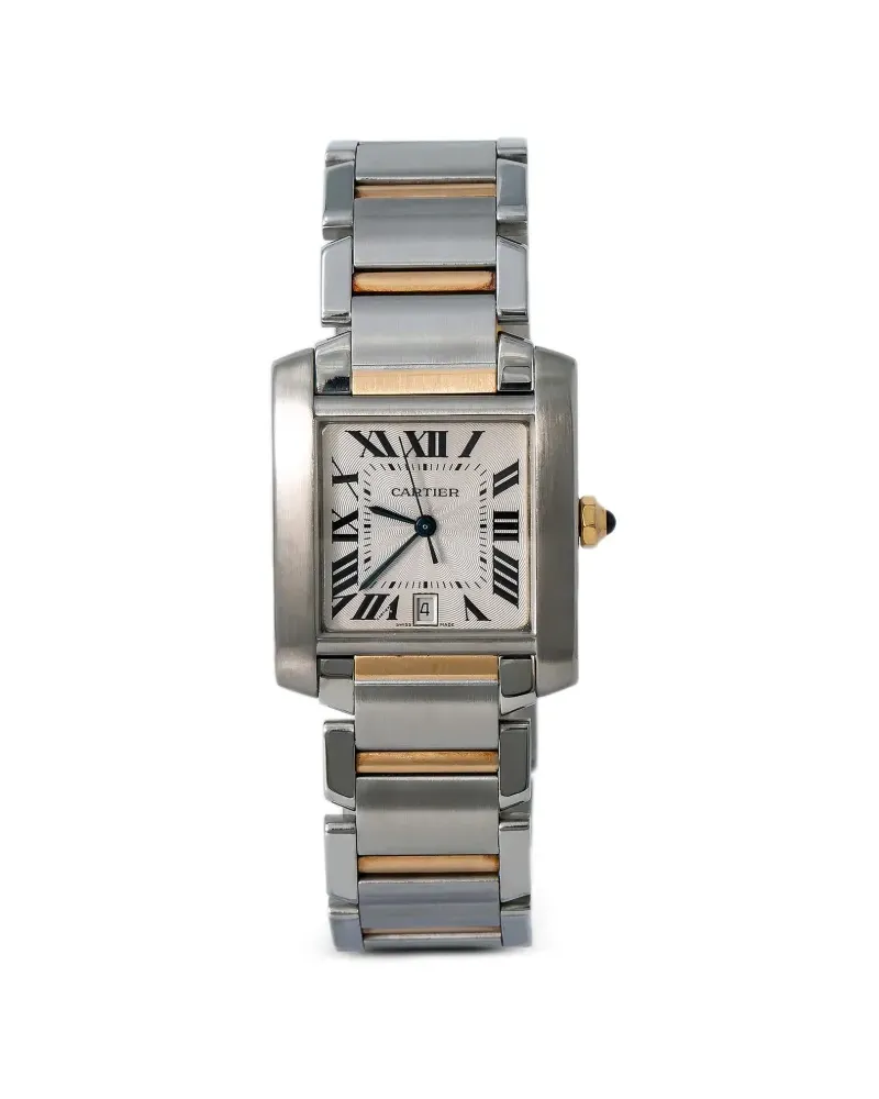 Cartier Tank Française Armbanduhr 28mm - Weiß Weiß