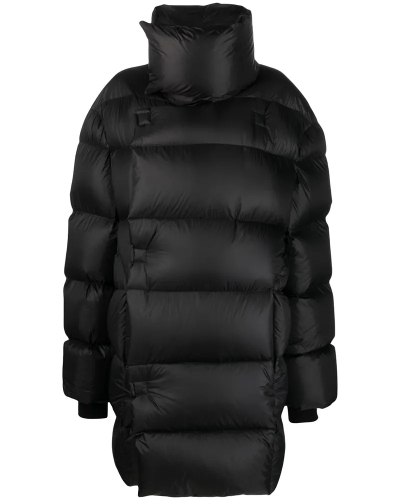 Rick Owens Mantel mit Stehkragen - Schwarz Schwarz
