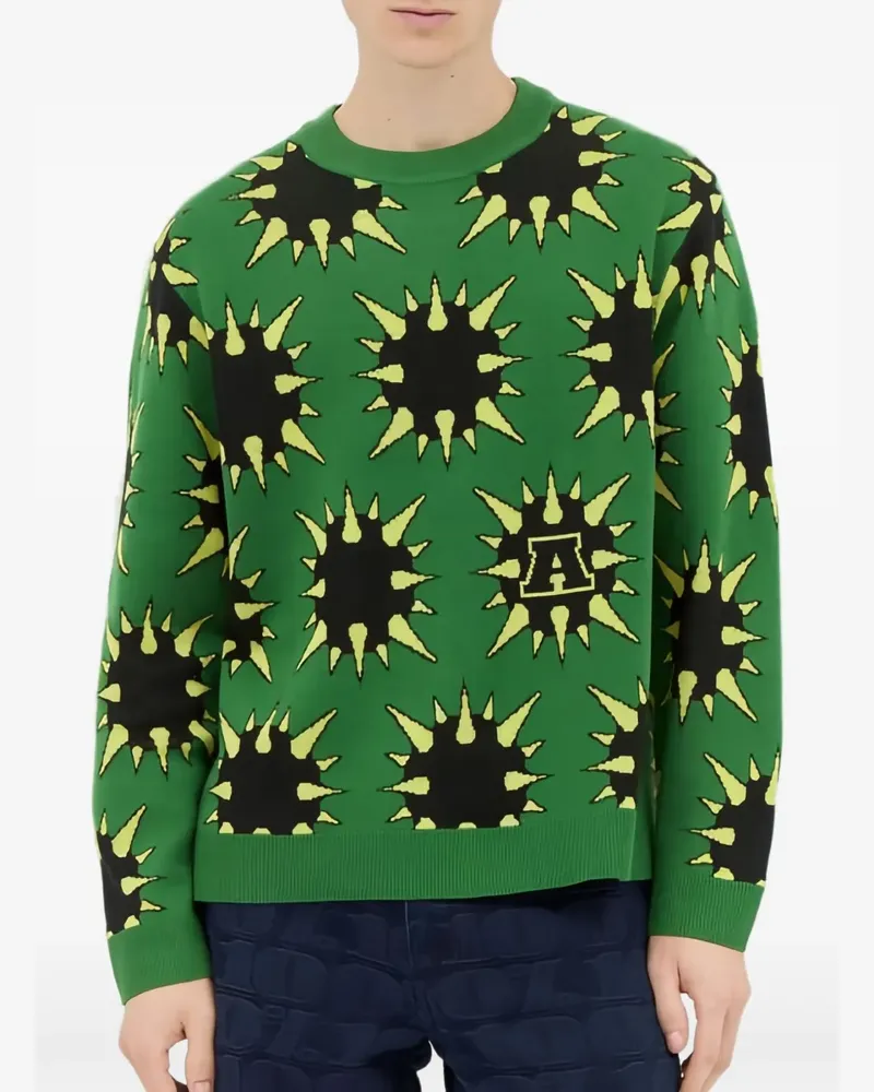 AWAKE NY Spike Pullover - Grün Grün
