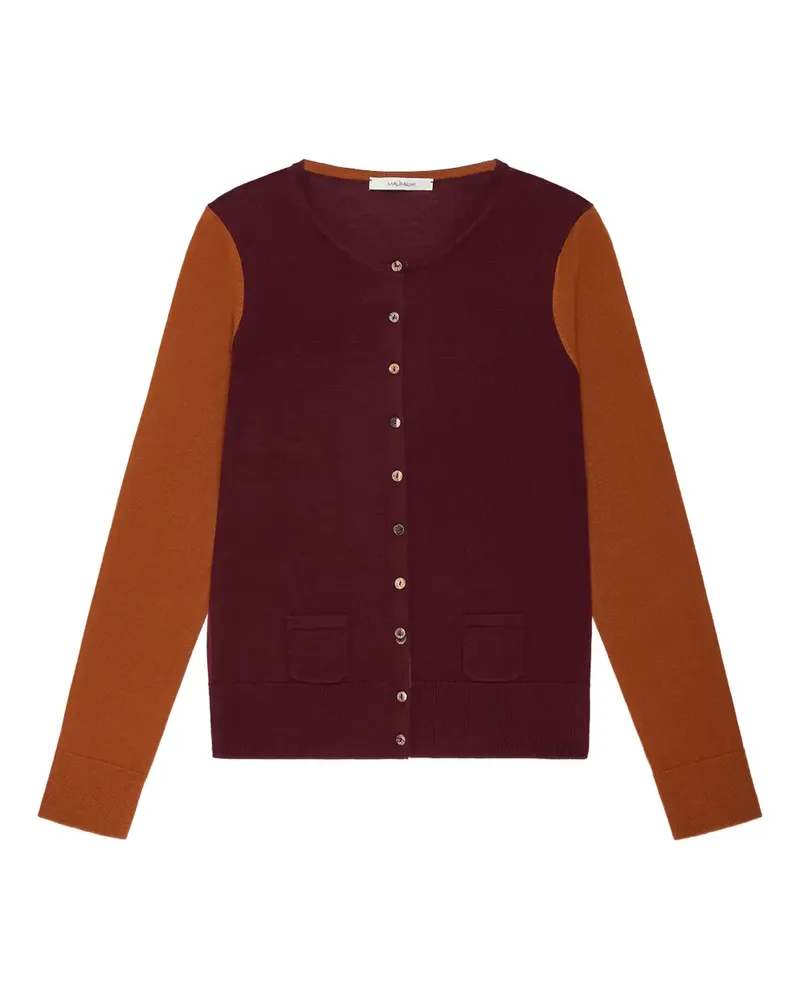 Maliparmi Geknöpfter Cardigan mit Tasche - Rot Rot