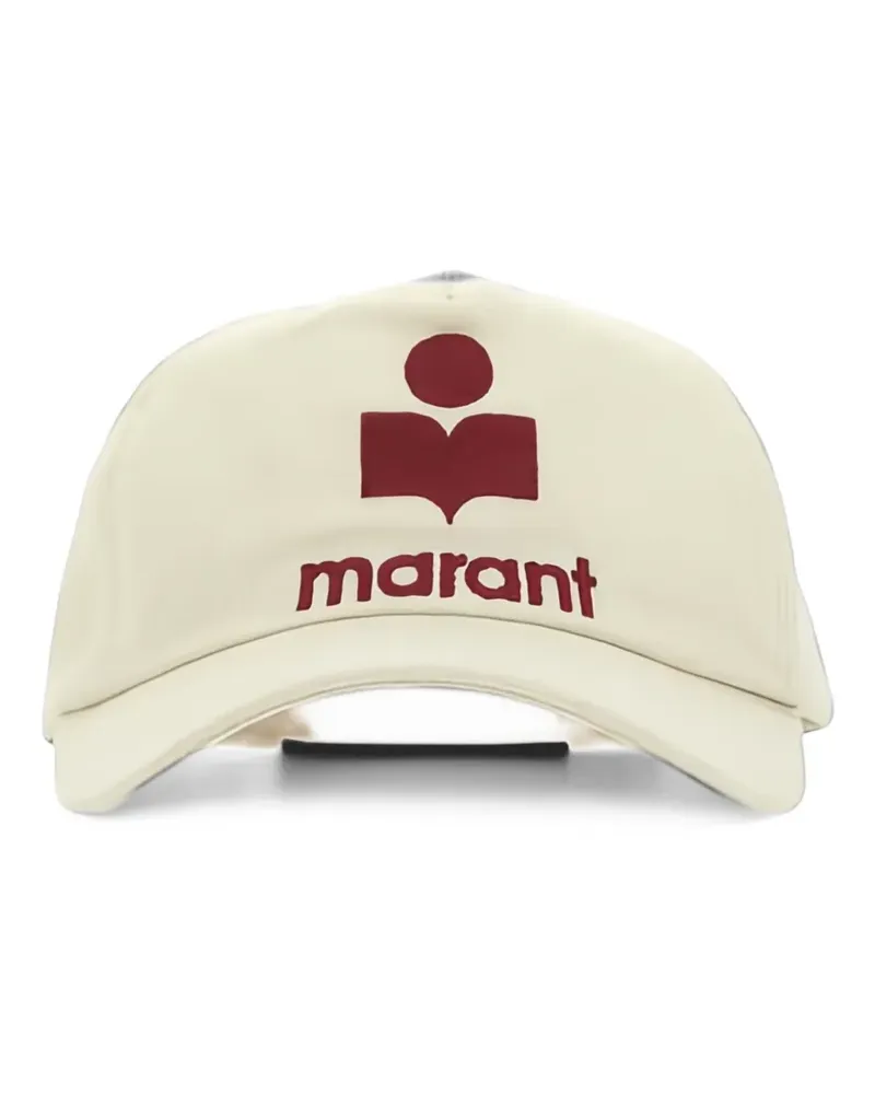 Isabel Marant Tyron Baseballkappe mit Logo-Stickerei - Nude Nude