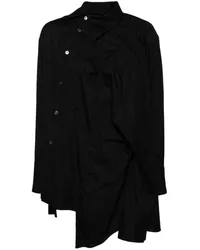 Comme des Garçons Asymmetrisches Hemd Schwarz