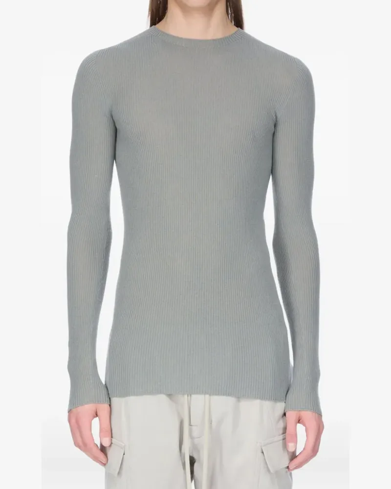 Rick Owens Strickpullover mit langen Ärmeln - Grau Grau