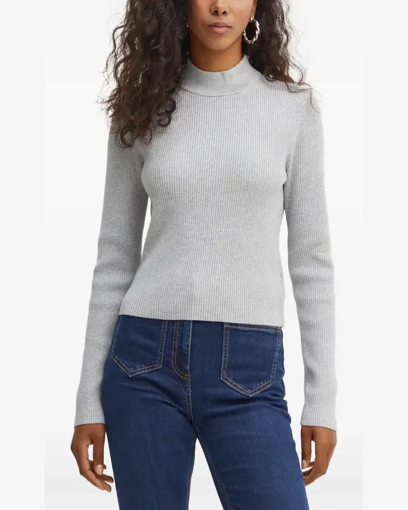 Michael Kors Gerippter Strickpullover - Grau Grau