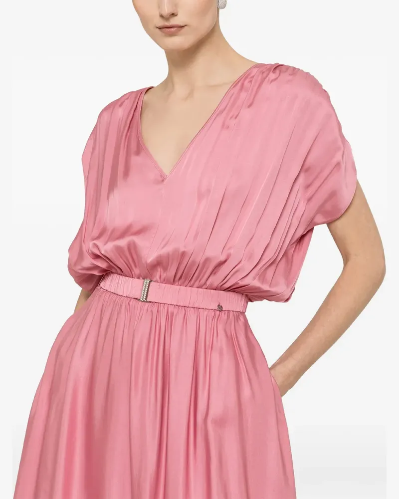 NISSA belted midi dress - Rosa Rosa