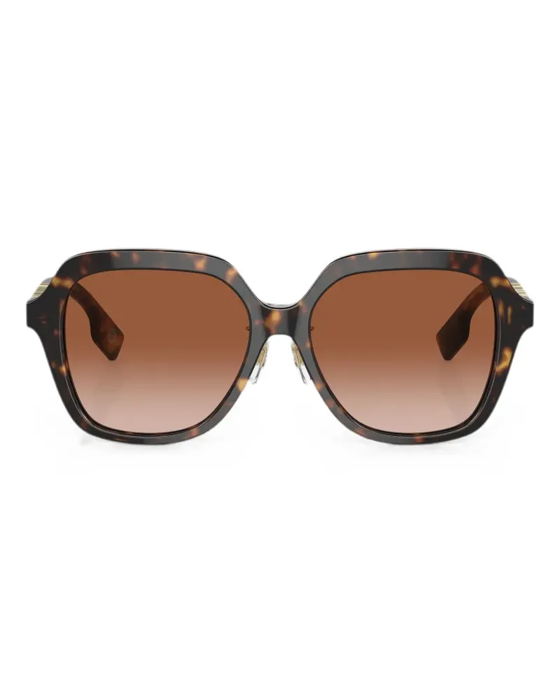 Burberry logo-plaque square-frame sunglasses - Braun Braun
