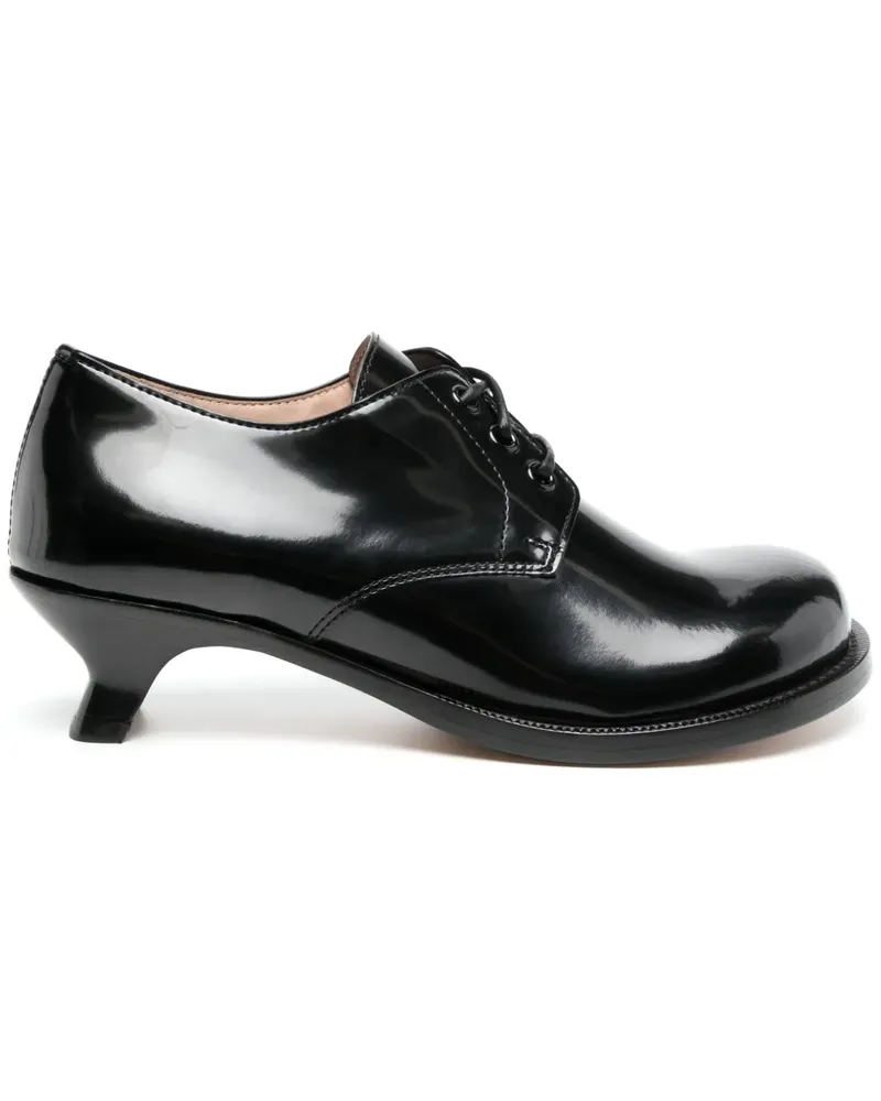 Loewe Campo Budapester aus Leder, 40mm - Schwarz Schwarz