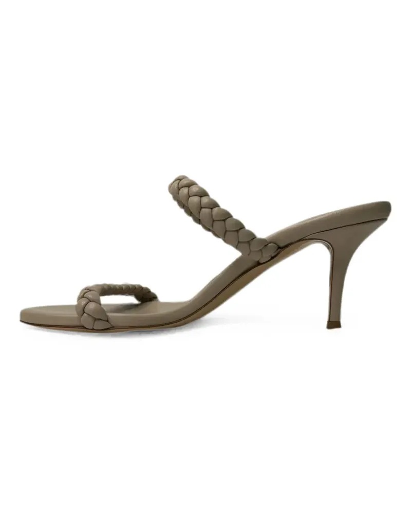 Gianvito Rossi Sandalen mit geflochtenen Riemen - Nude Nude