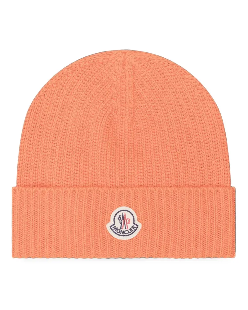 Moncler Beanie aus Wollgemisch - Orange Orange