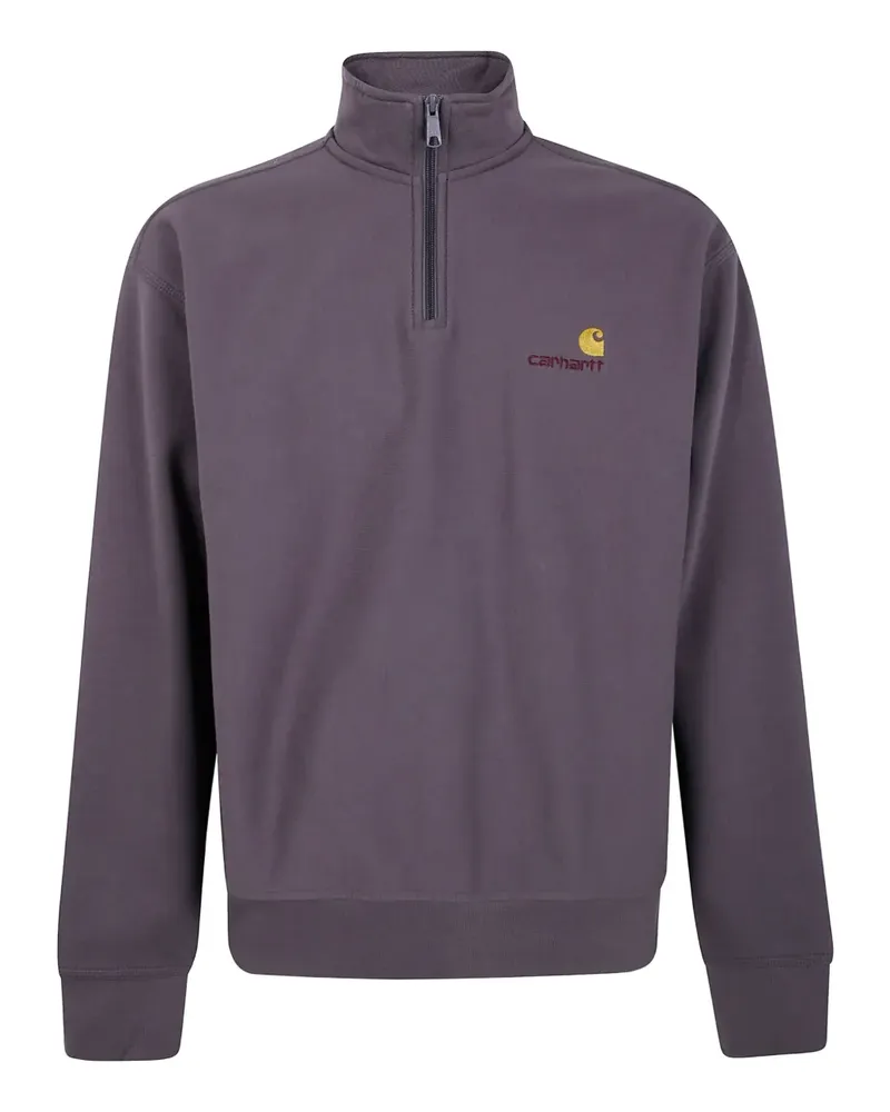 Carhartt WIP Sweatshirt mit American Script-Stickerei - Grau Grau