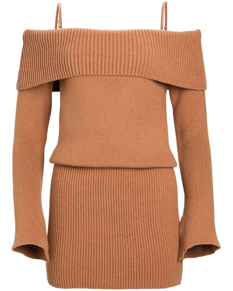 SER.O.YA Greta Minikleid - Braun Braun