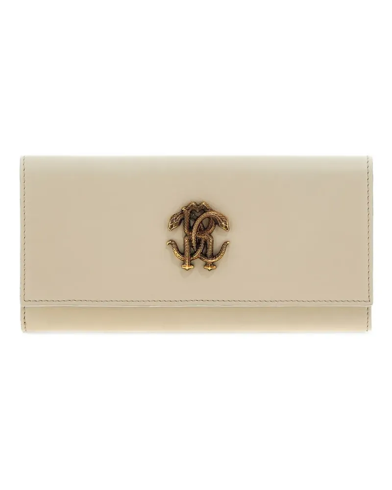 Roberto Cavalli logo wallet - Nude Nude