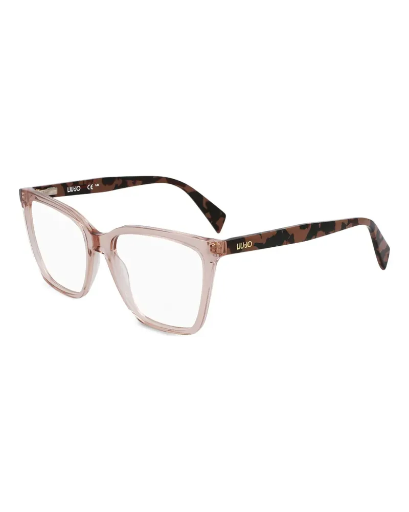Liu Jo Brille mit Marmor-Print - Braun Braun