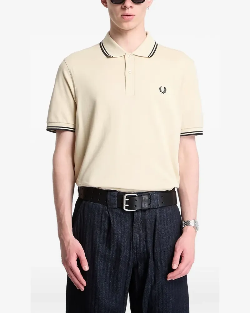 Fred Perry cotton polo shirt - Nude Nude