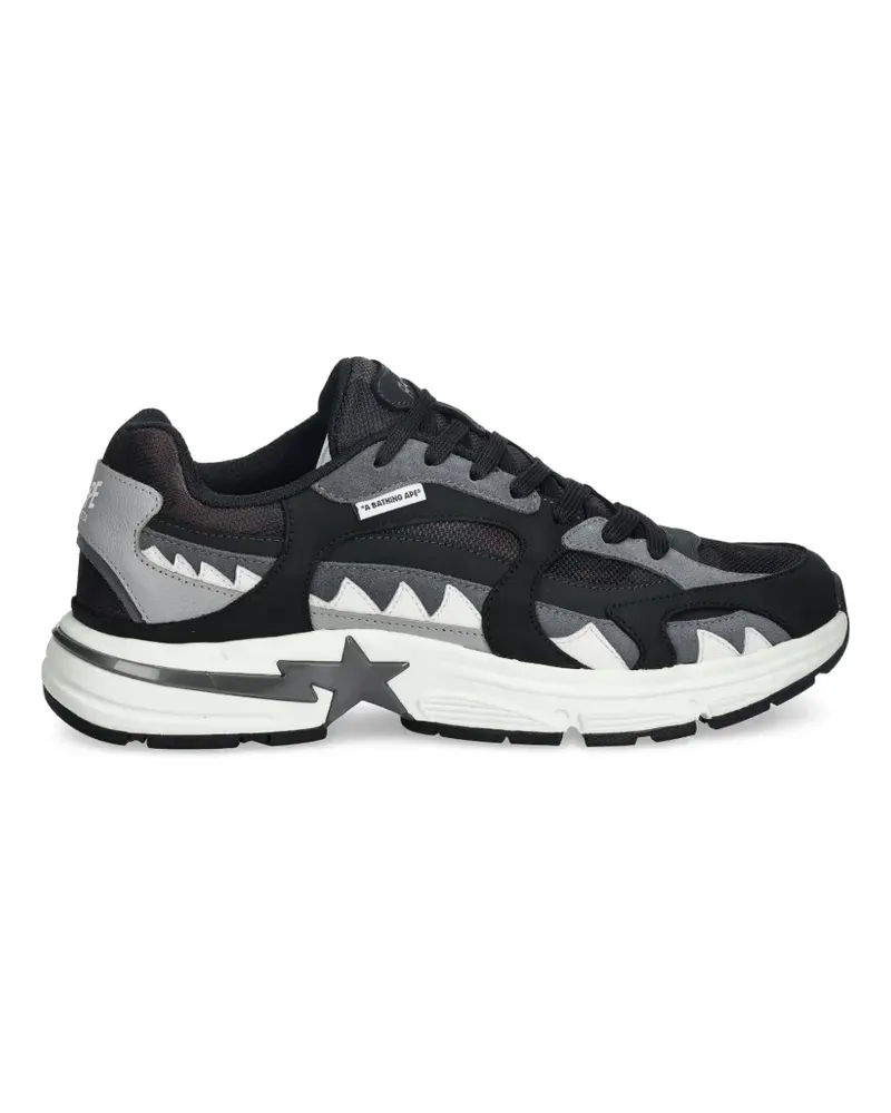 BAPE Shark Sta #1 Sneakers - Schwarz Schwarz