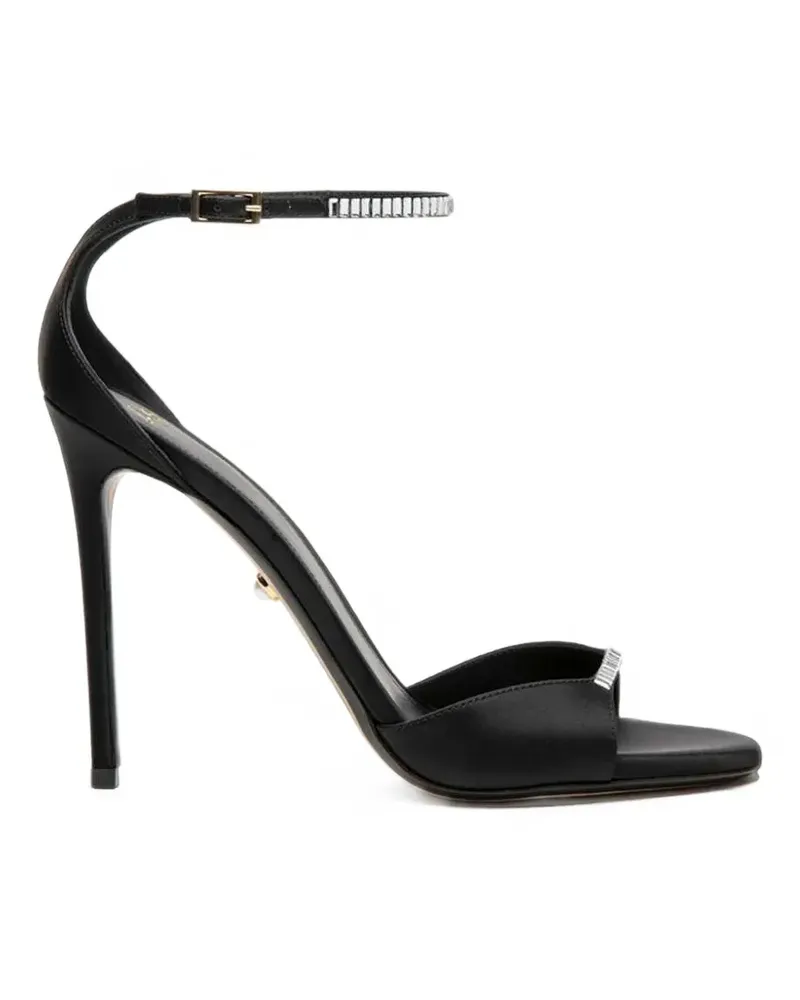 Alevì Ninel Xtal Sandalen mit Kristallen - Schwarz Schwarz
