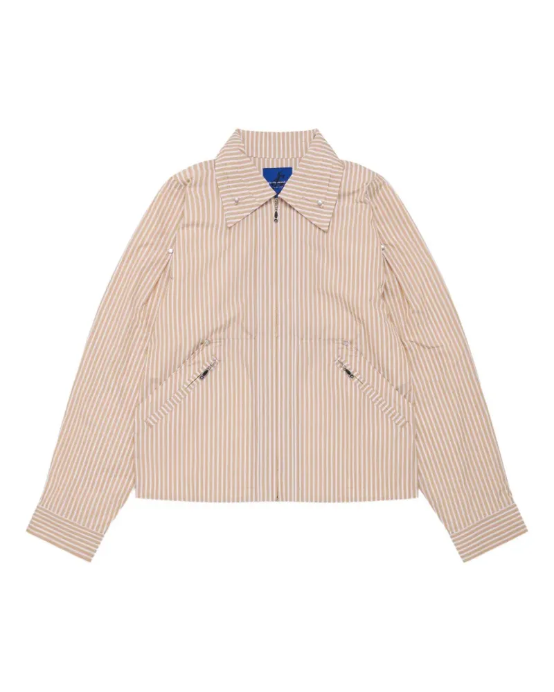 Asics Mirbelioids striped jacket - Nude Nude