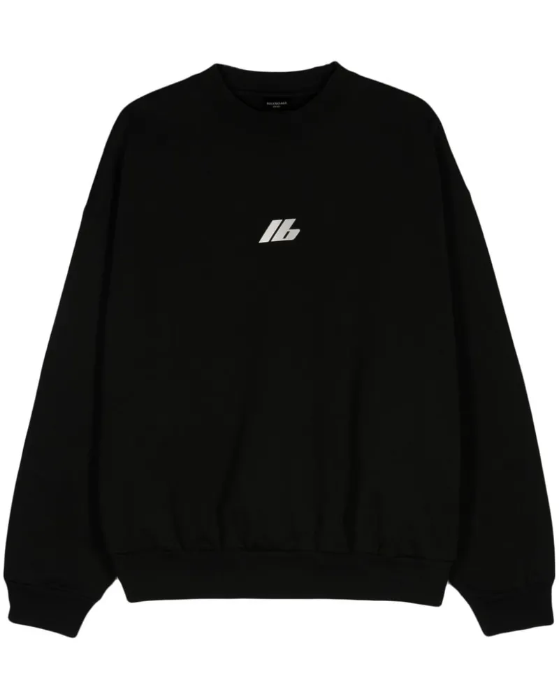 Balenciaga Sweatshirt mit Logo - Schwarz Schwarz