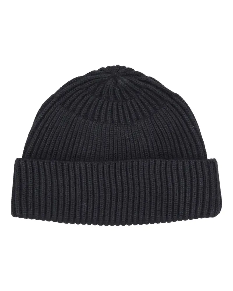P.A.R.O.S.H. P.A.R.O H. ribbed beanie hat - Schwarz Schwarz