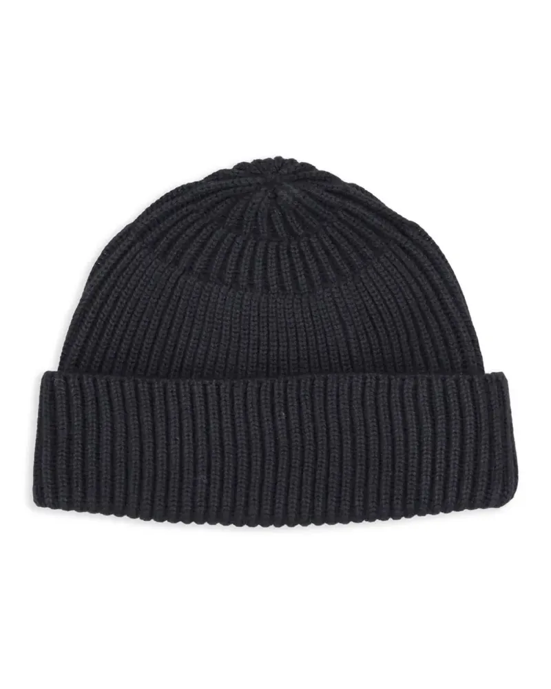 P.A.R.O.S.H. P.A.R.O H. Gerippte Beanie - Schwarz Schwarz