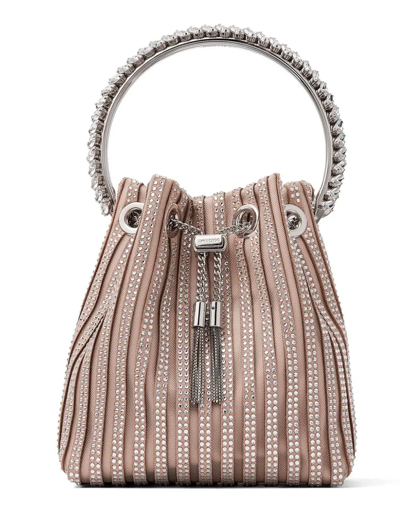 Jimmy Choo Bon Bon Beuteltasche - Nude Nude