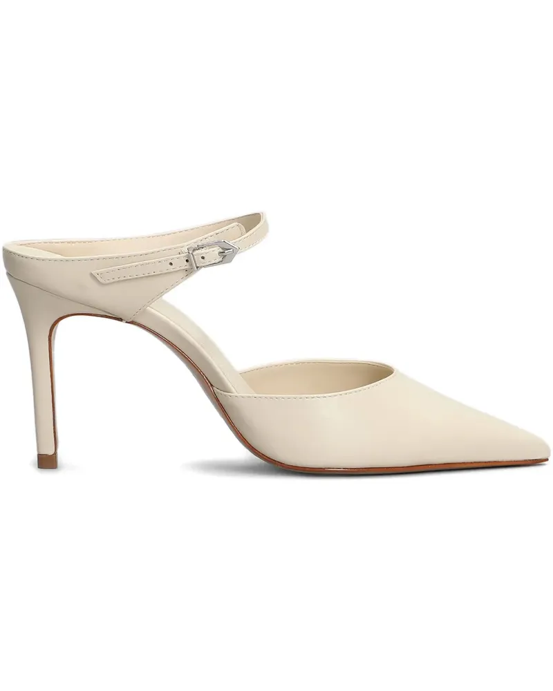 Schutz Laura Mules 95mm - Nude Nude