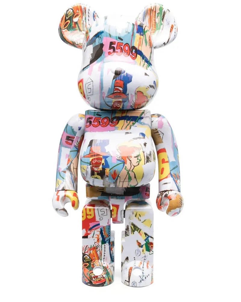 Medicom Toy Bea@rbrick 1000% Andy Warhol Figur Grau