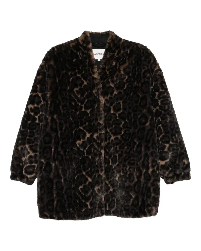 APPARIS Jane Mantel mit Leopardenprint - Braun Braun