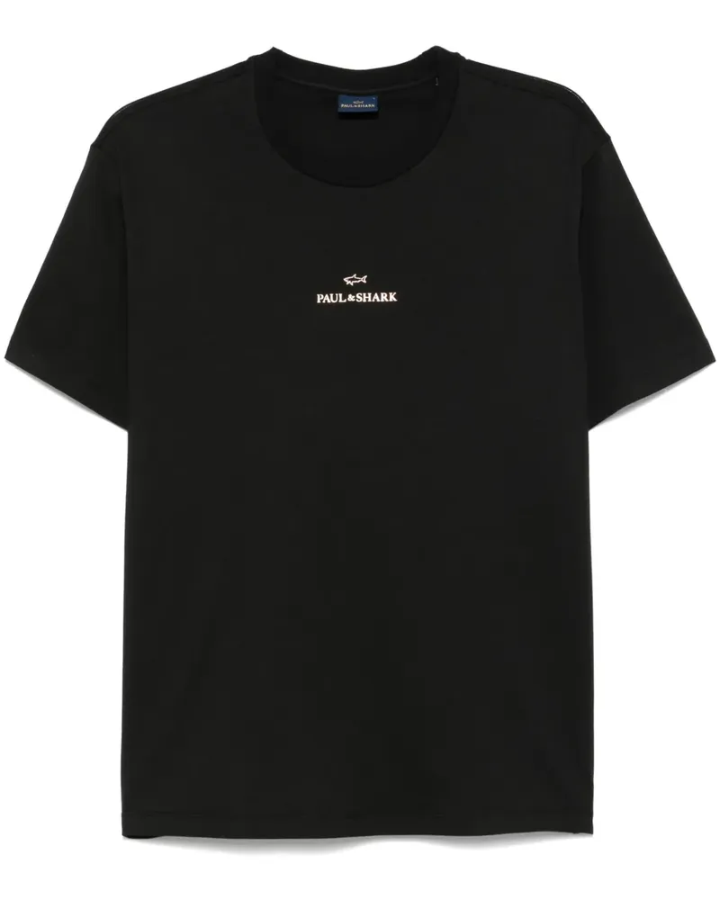 Paul & Shark Klassisches T-Shirt - Schwarz Schwarz