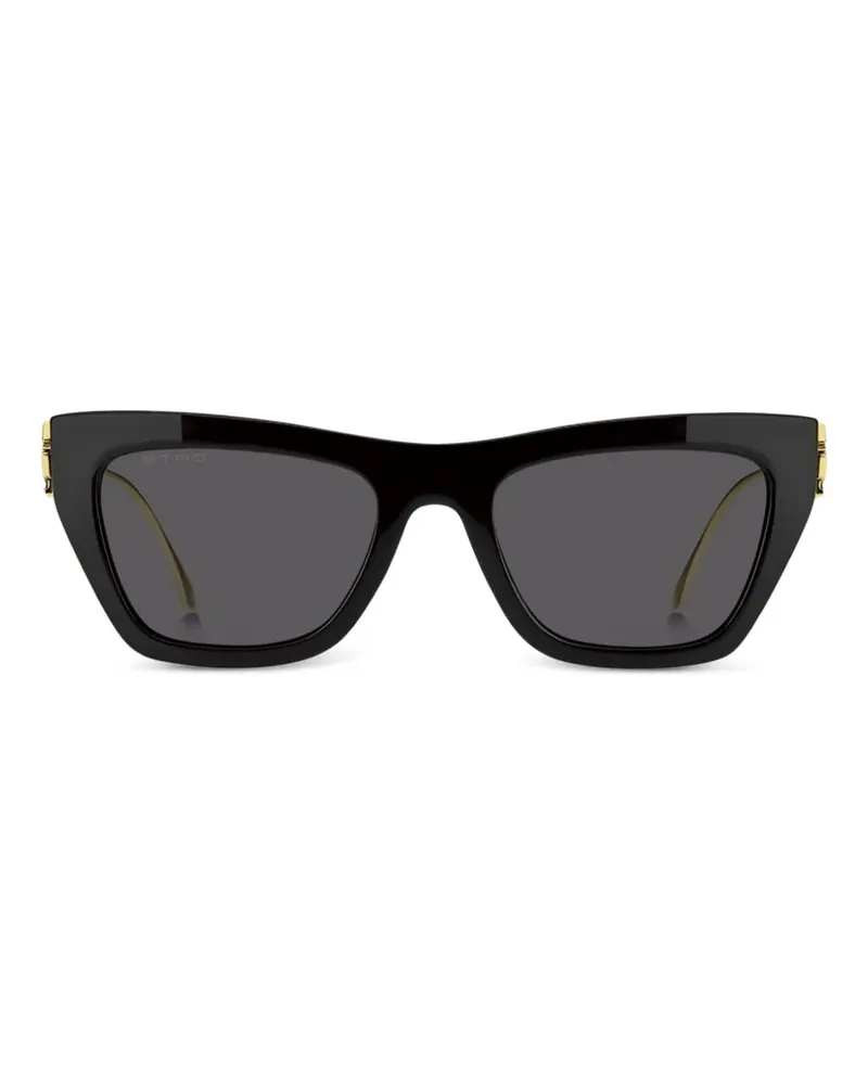 Etro Sonnenbrille mit Cat-Eye-Gestell - Schwarz Schwarz