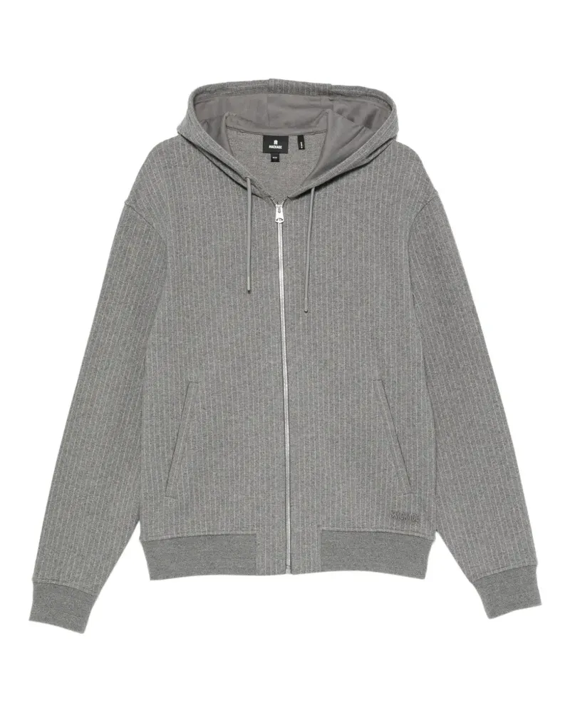 Mackage pinstripe-pattern zip-up hoodie - Grau Grau