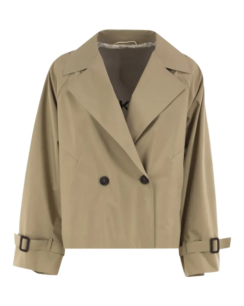 Max Mara Doppelreihige Cropped-Jacke - Nude Nude
