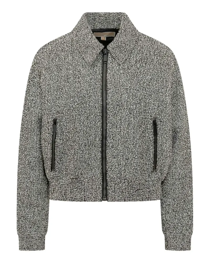 Michael Kors cotton blend tweed jacket - Grau Grau