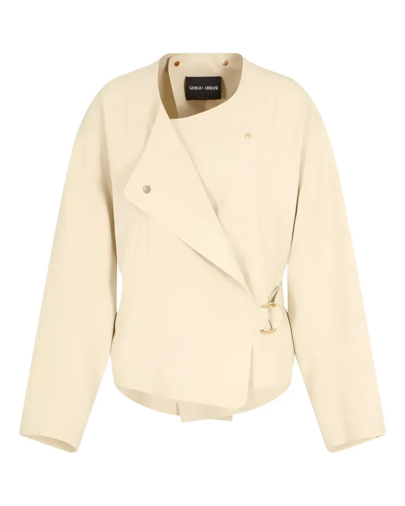 Giorgio Armani Gewickelte Jacke - Nude Nude