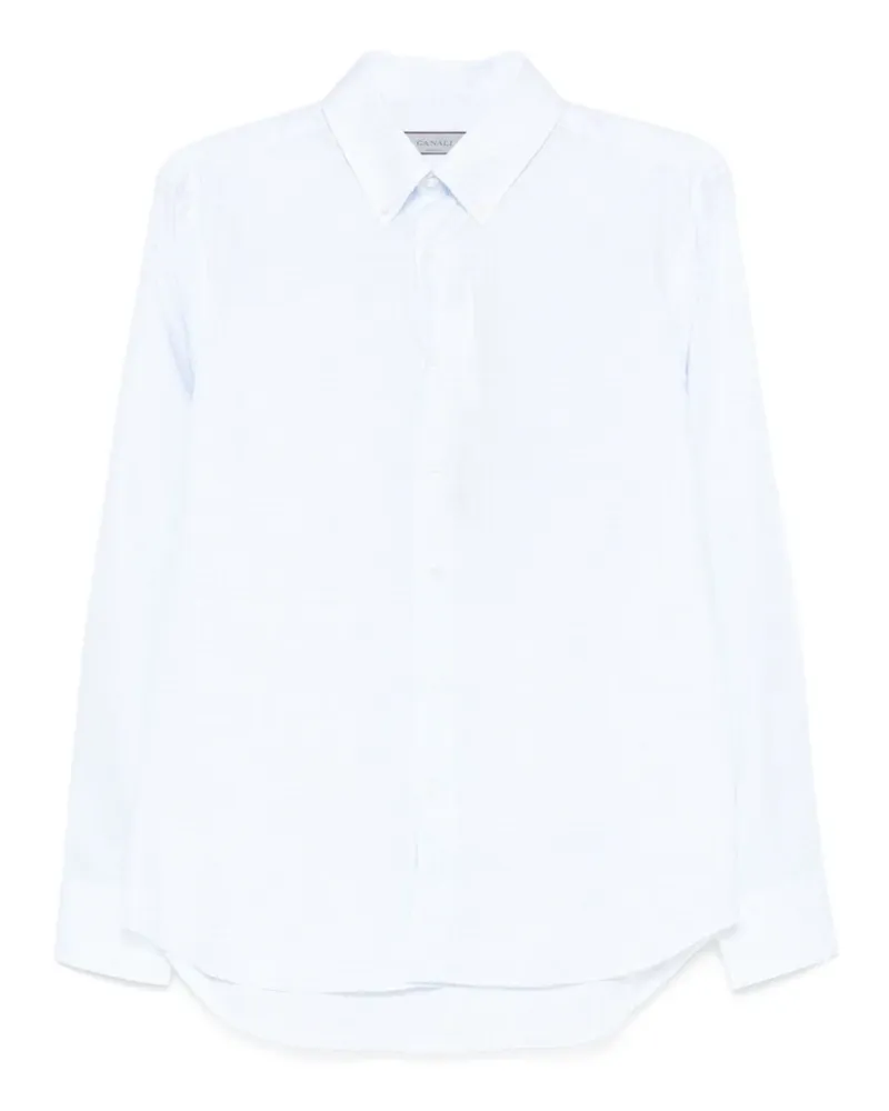 Canali Hemd mit Vichy-Karo - Blau Blau
