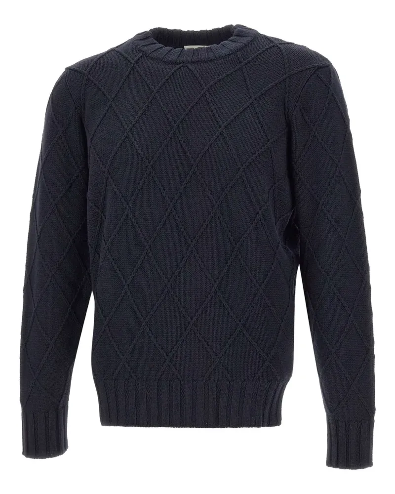 Filippo de Laurentiis Pullover mit Rautenmuster - Blau Blau