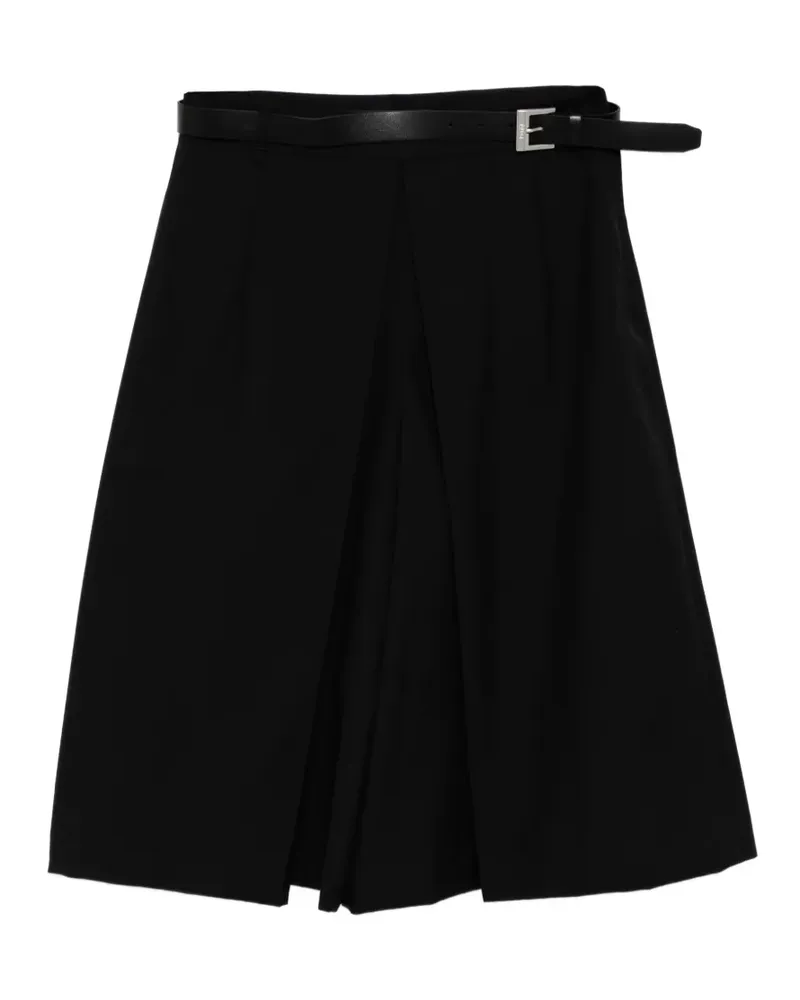 JUUN.J Faltenrock mit Gürtel - Schwarz Schwarz