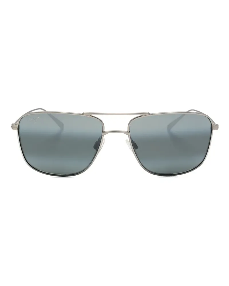 Maui Jim Mikioi Pilotenbrille - Grau Grau