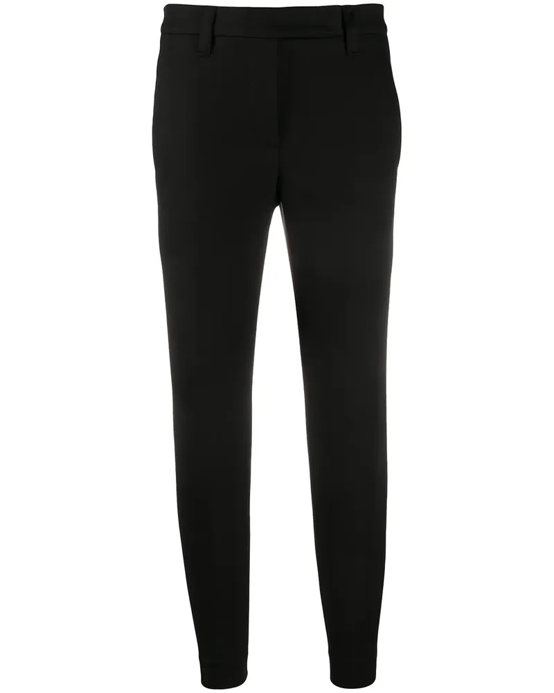Brunello Cucinelli Cropped-Hose - Schwarz Schwarz