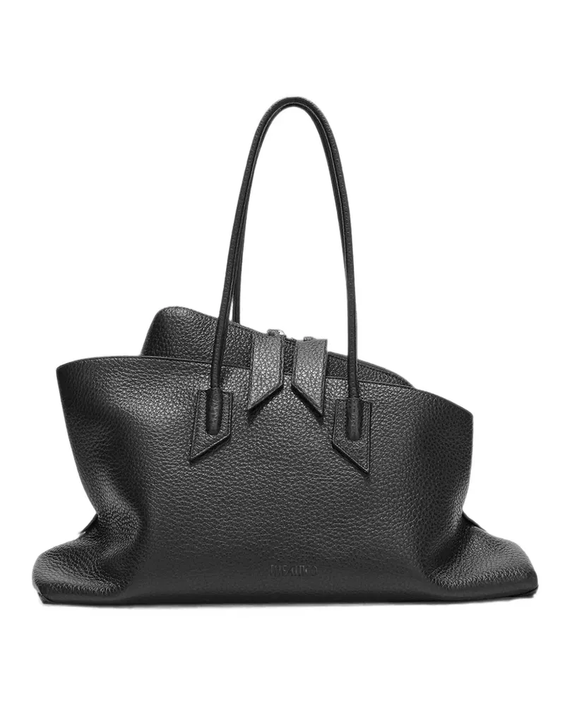 ATTICO Mittelgroße La Passeggiata Schultertasche - Schwarz Schwarz