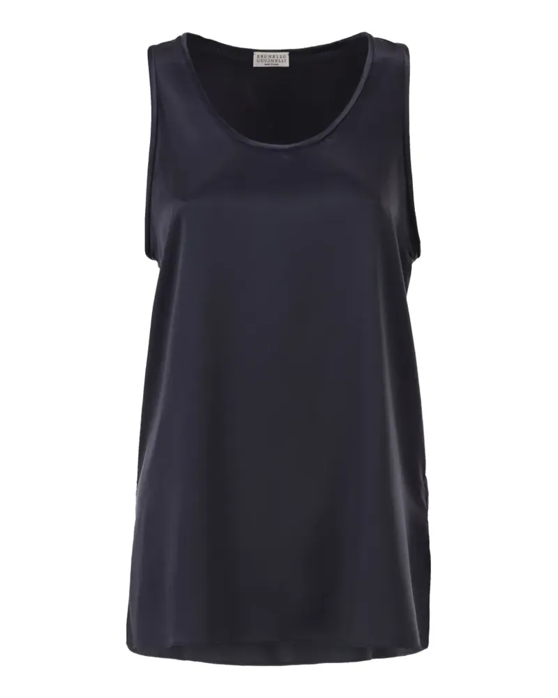 Brunello Cucinelli sleeveless blouse - Blau Blau