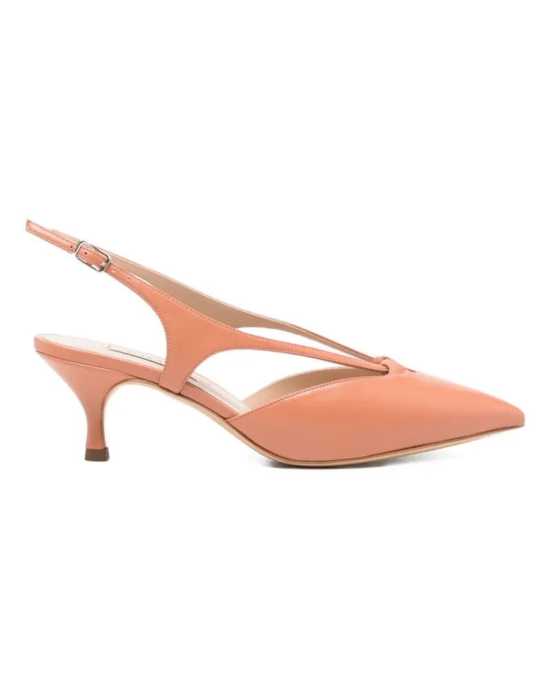 Casadei Minorca cut-out slingback pumps - Nude Nude