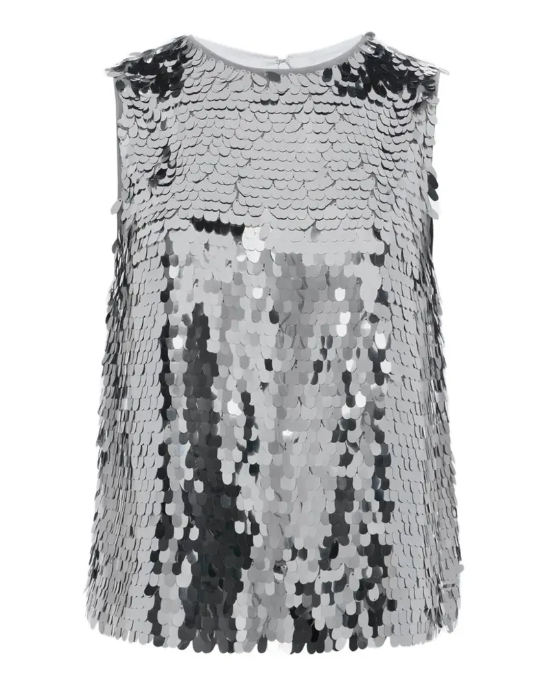 Simon Miller Shirley sequin-embellished top - Silber Silber
