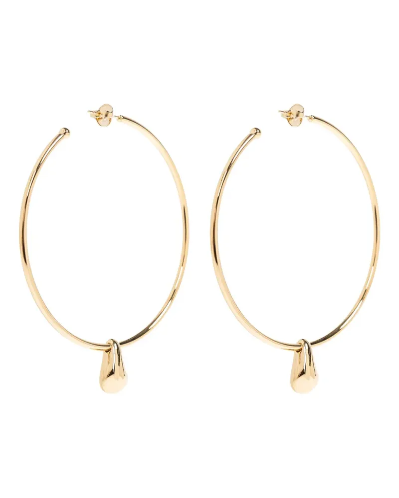 Isabel Marant Creolen mit Tropfendetail - Gold Gold