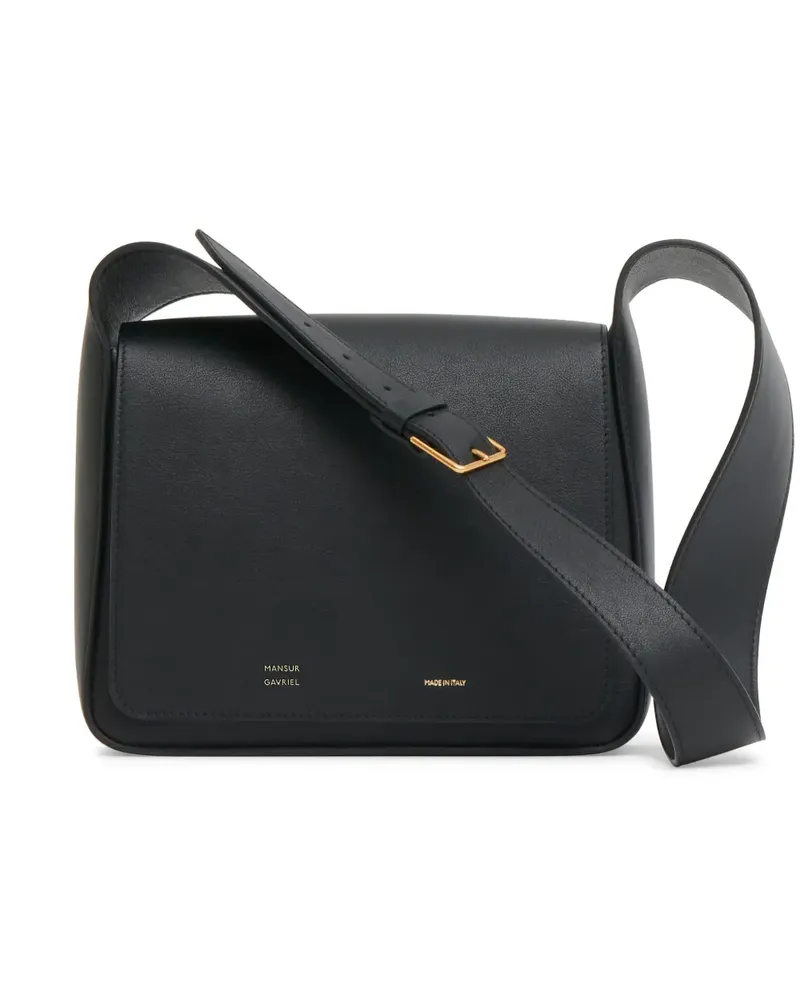 Mansur Gavriel Schultertasche im Box-Design - Schwarz Schwarz