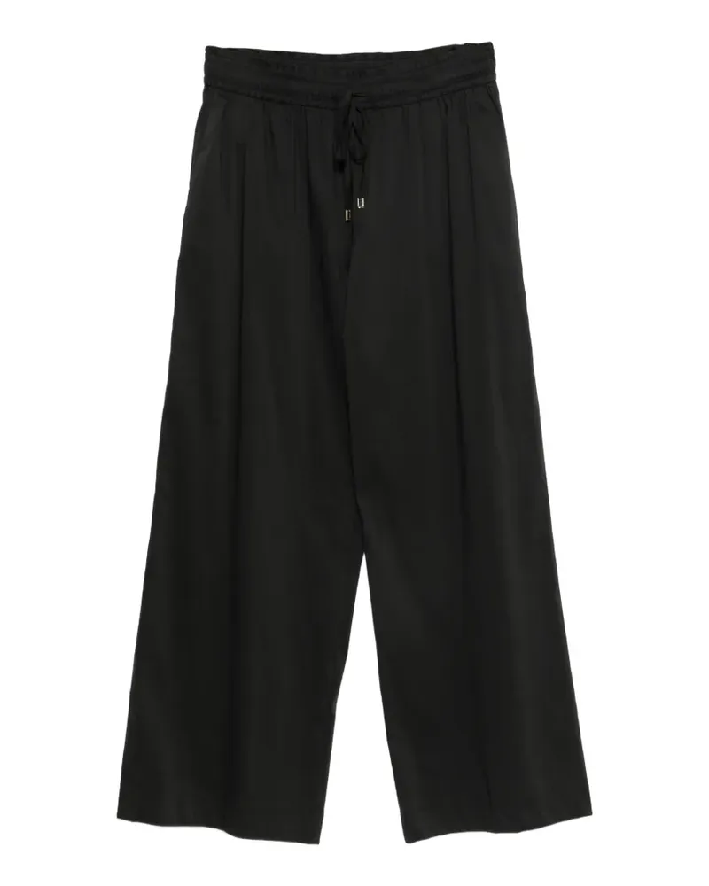 Clips drawstring-waist trousers - Schwarz Schwarz