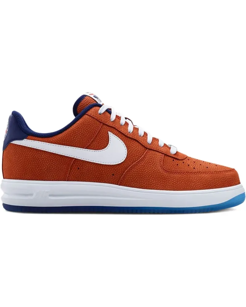 Nike Lunar Force 1 '14 WC QS "Basketball" Sneakers - Orange Orange