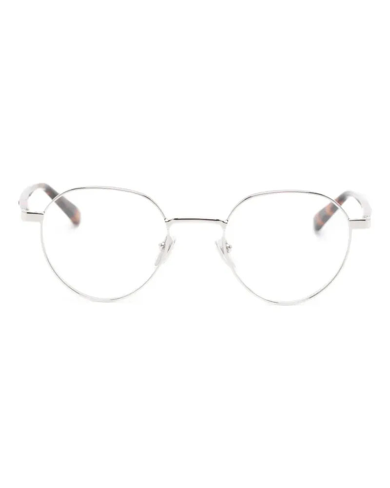 Gucci Brille mit rundem Gestell - Silber Silber